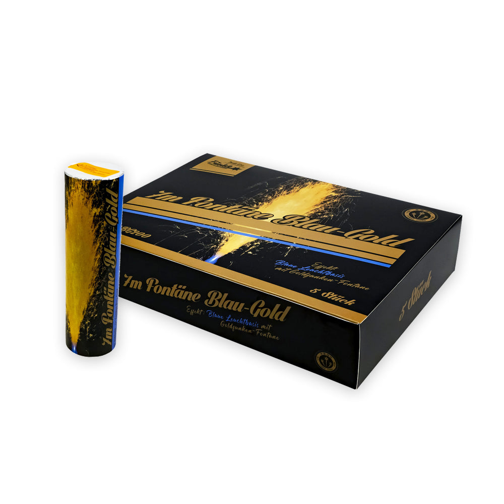 7m FONTAINE BLAU-GOLD
